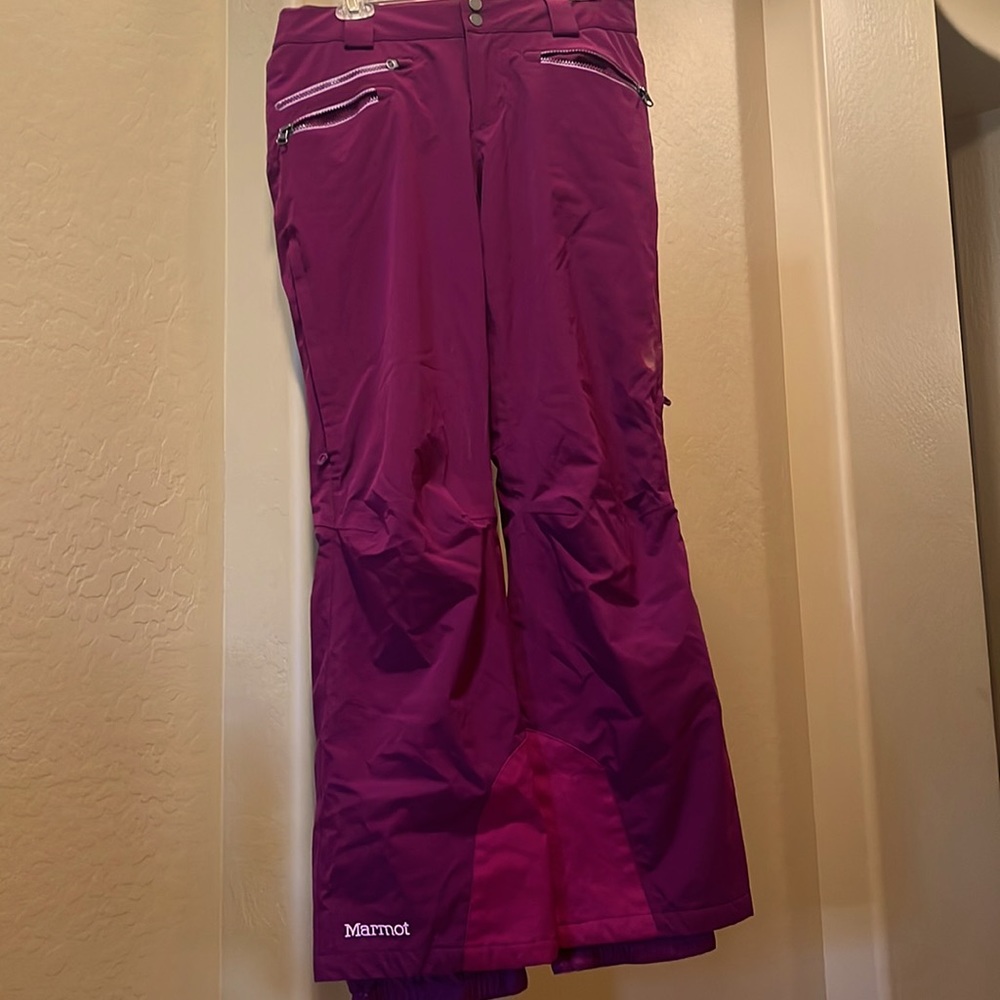 Marmot thread zipper ski pant